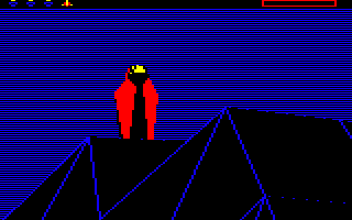 A sentry in the Sentinel on the BBC Micro