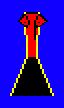 The meanie object facing away from us with phases disabled in the BBC Micro version of The Sentinel
