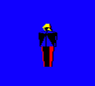 The robot object in the BBC Micro version of The Sentinel