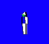 The robot object in the BBC Micro version of The Sentinel