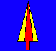 The tree object in the BBC Micro version of The Sentinel
